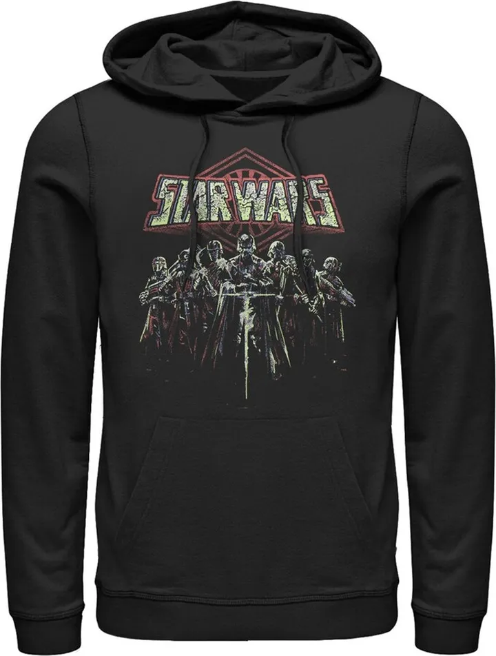 Men's Star Wars: The Rise of Skywalker Knights of Ren Darkness Pull Over Hoodie - Black - Large