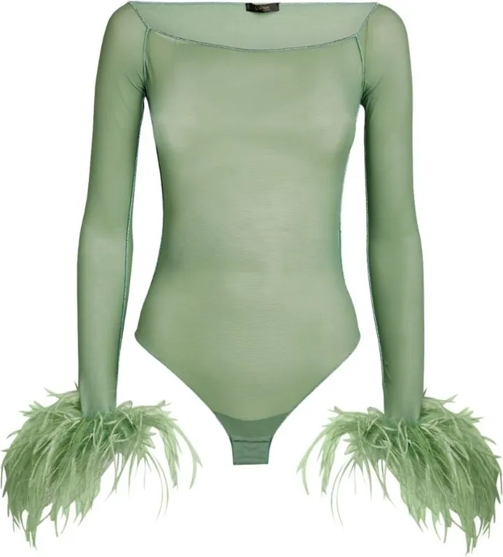 Oséree Plumage Bodysuit