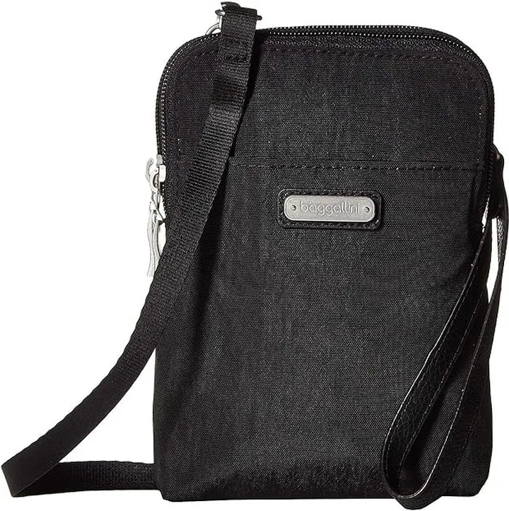 Baggallini Take Two RFID Bryant Crossbody (Black) Handbags