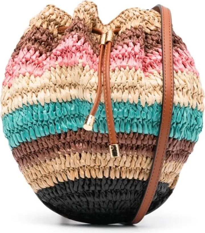 Paloma raffia tote bag
