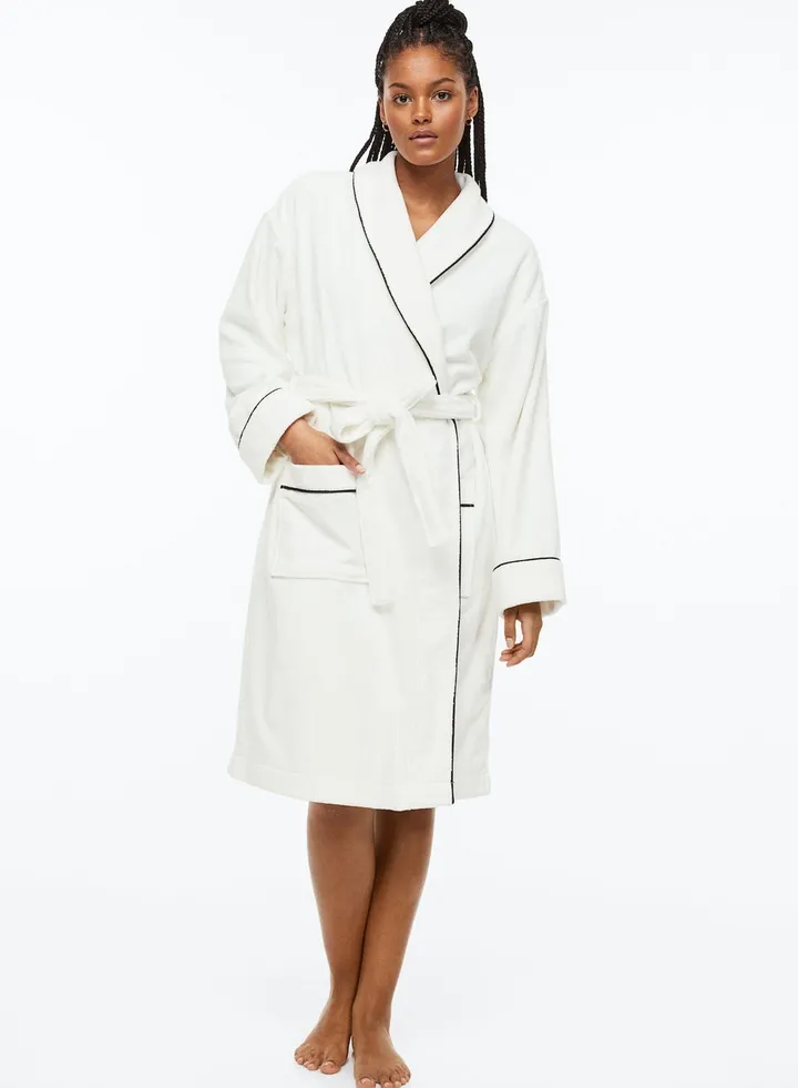 Pocket Tie Detail Dress Robe