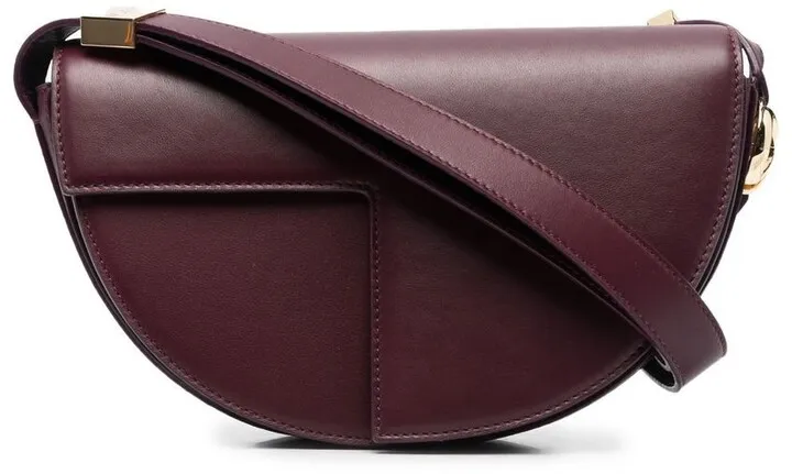 Panelled Calf-Leather Shoulder Bag