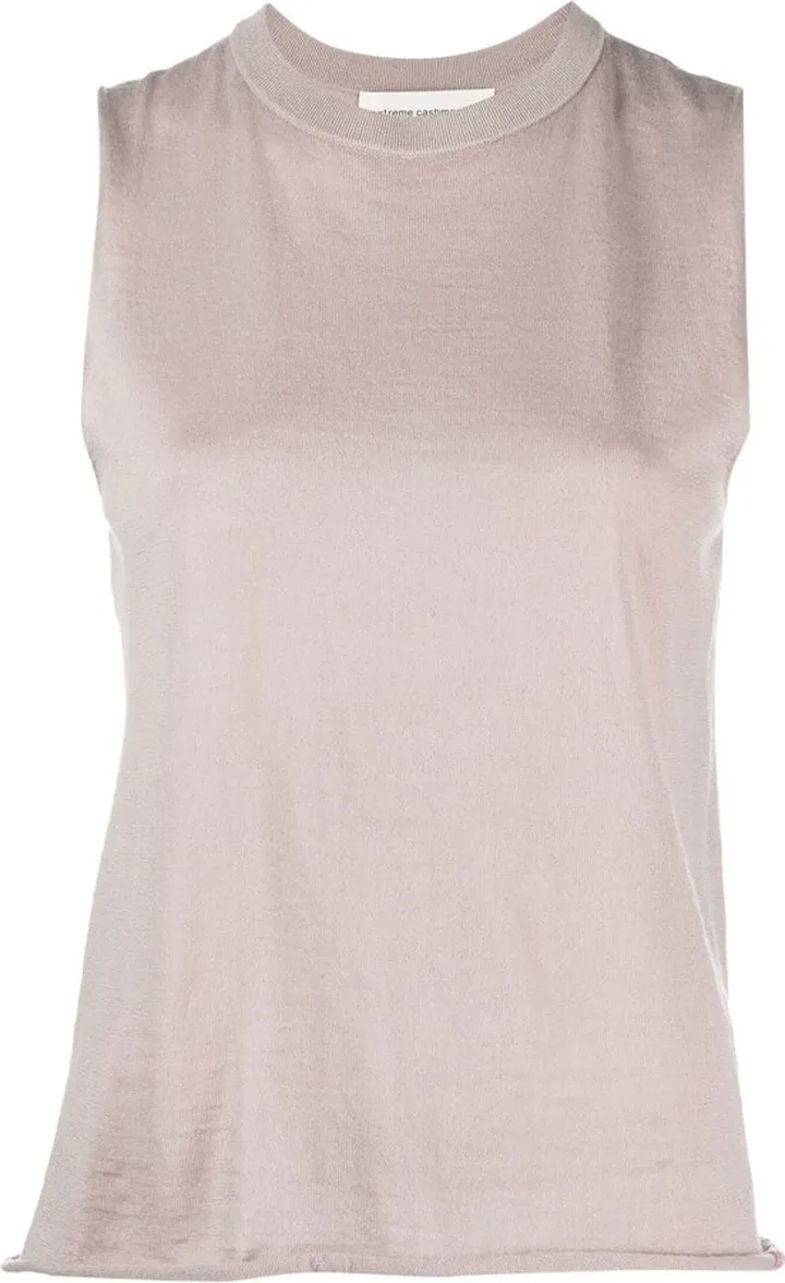 Fine-Knit Sleeveless Top