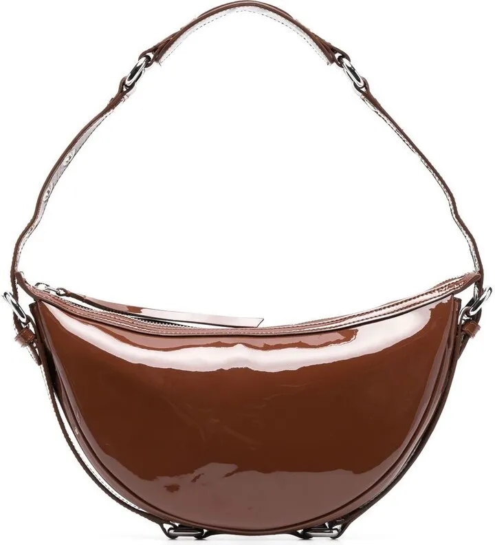 High-Shine Finish Shoulder Bag