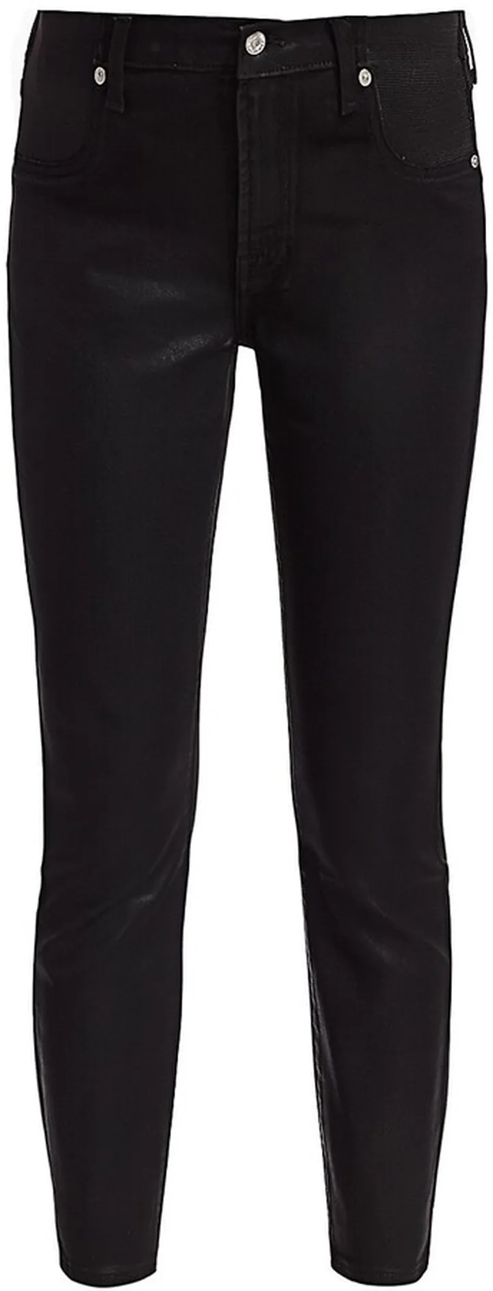 Maternity Ankle Skinny Coated Jeans