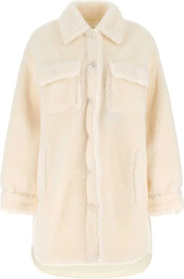 Stand Studio Sabi Faux-Fur Single Breasted Coat