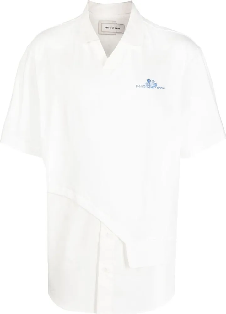 chest logo-print polo T-shirt