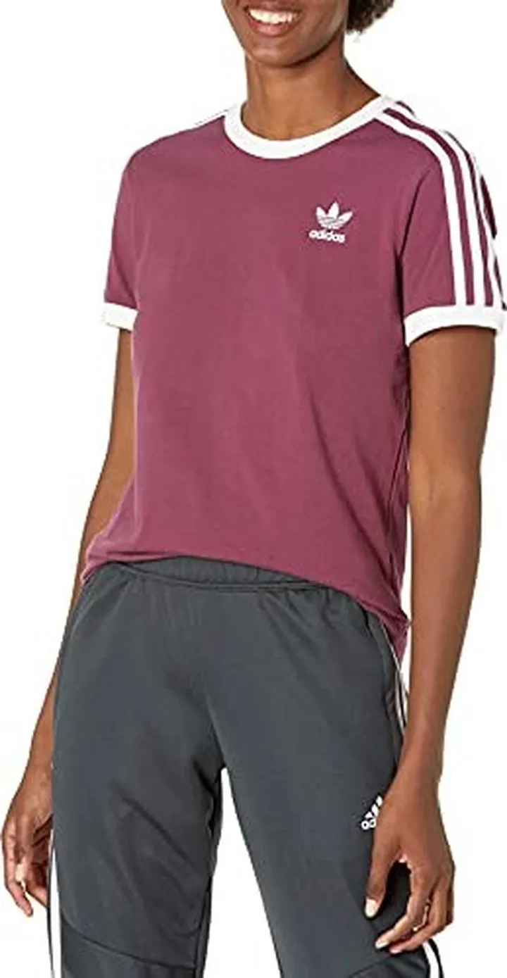 adidas Originals womens Adicolor 3-stripes Tee T Shirt