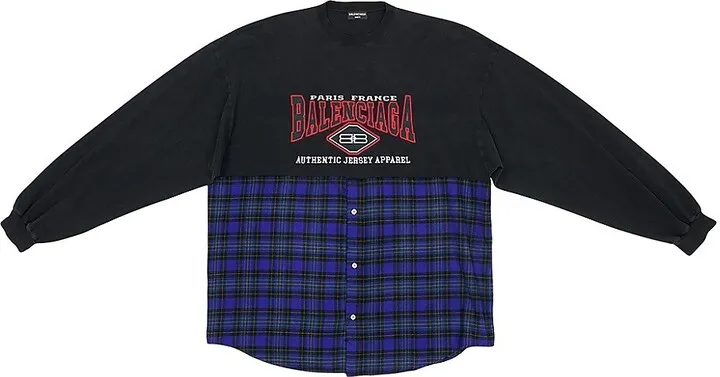 B Authentic Patched Long Sleeve T-shirt
