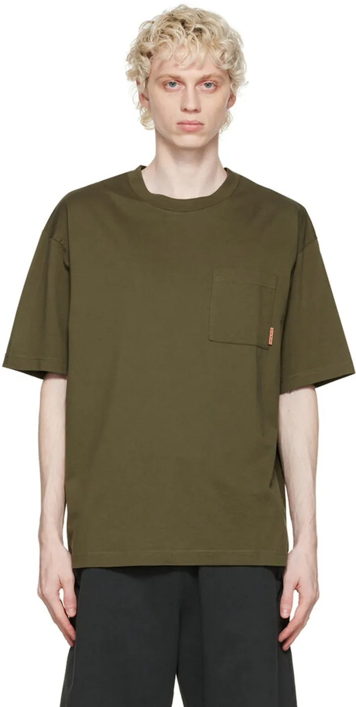 Acne Studios Taupe Organic Cotton Pocket T-Shirt