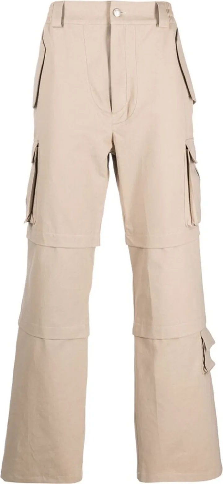Straight-Leg Cargo Trousers