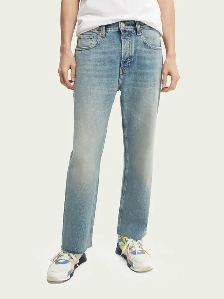 Scotch & Soda The Vert Cropped Organic Cotton Jeans — Remade Classic