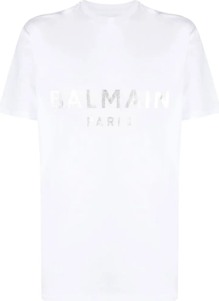 logo-print detail T-shirt