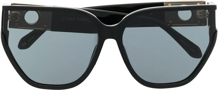 Cat-Eye Frame Tinted Sunglasses