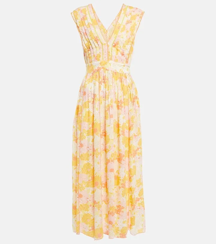 Agnes floral midi dress