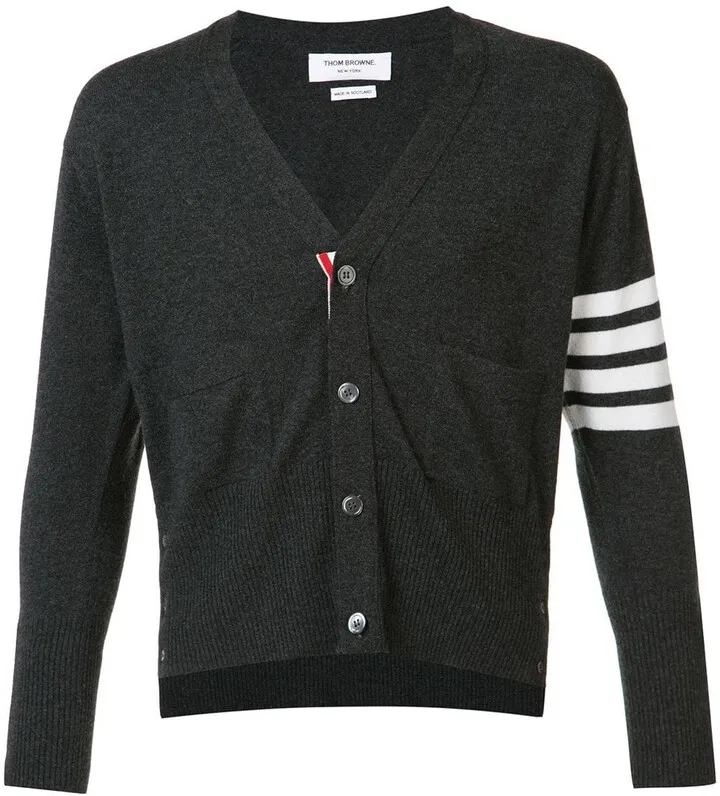 4-Bar Short Cashmere Cardigan