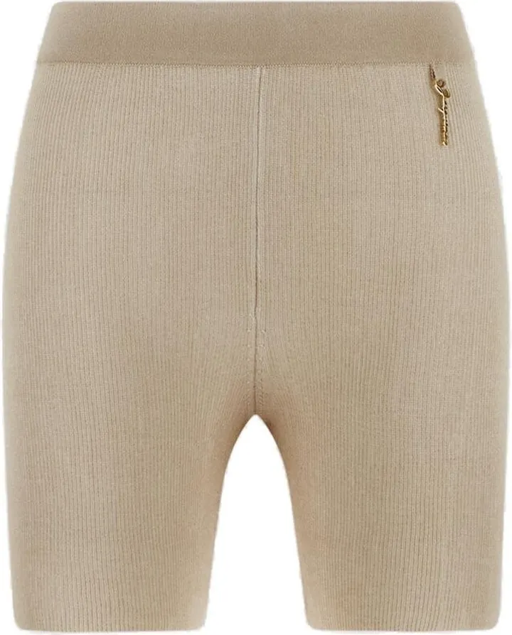 Jacquemus Charm Logo Knit Shorts
