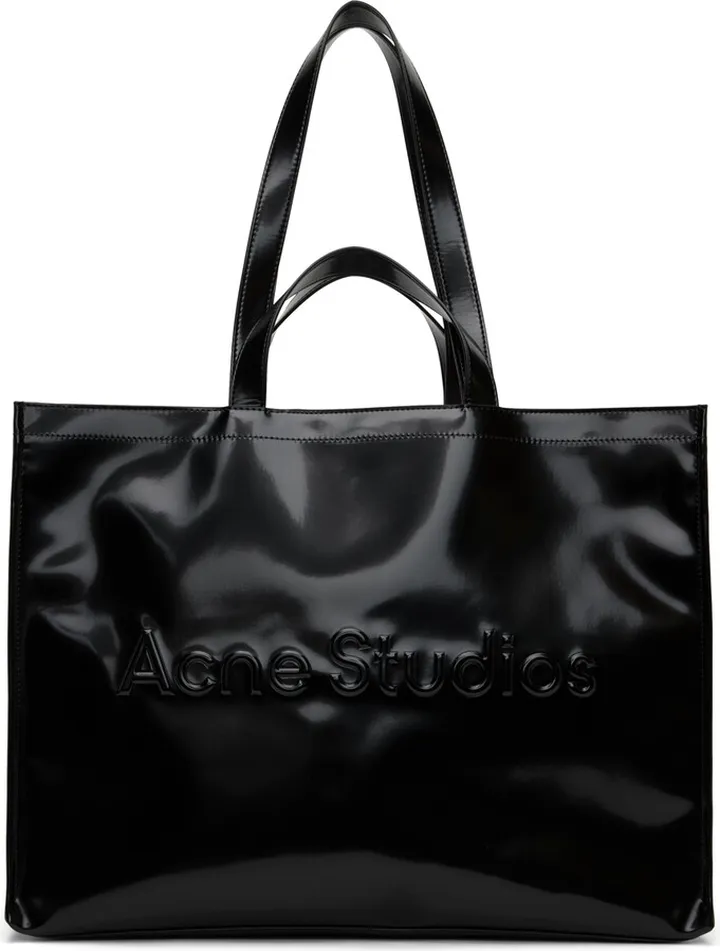 Acne Studios Black Embossed Tote