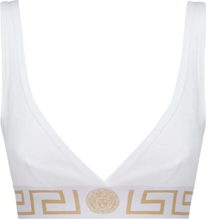 Versace Medusa Band V-Neck Bra