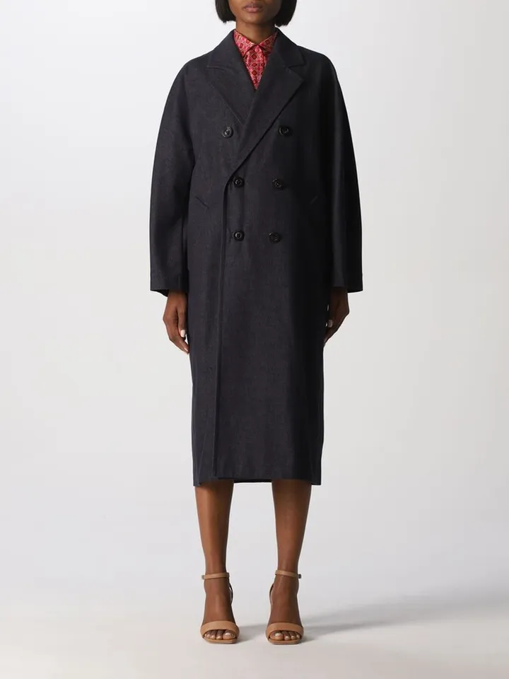 Max Mara Bacco double-breasted cotton coat