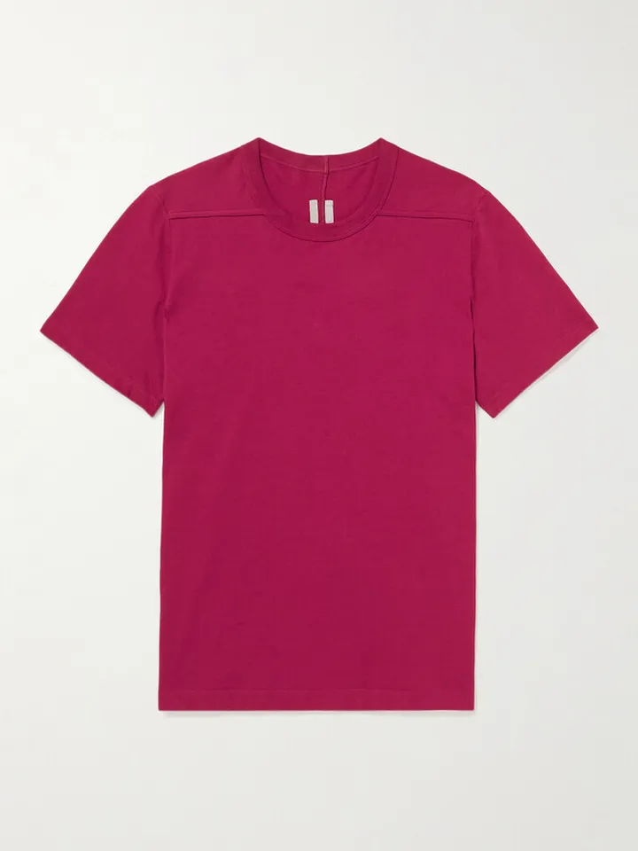 Short Level Cotton-Jersey T-Shirt