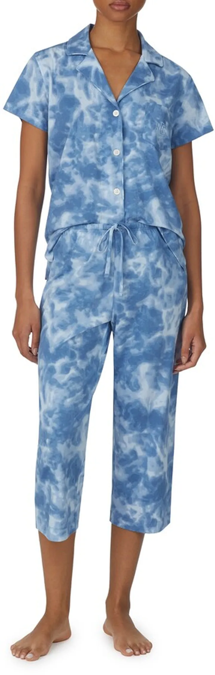 Print Crop Pajamas