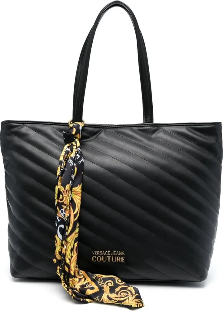 Quilted-Finish Tote Bag