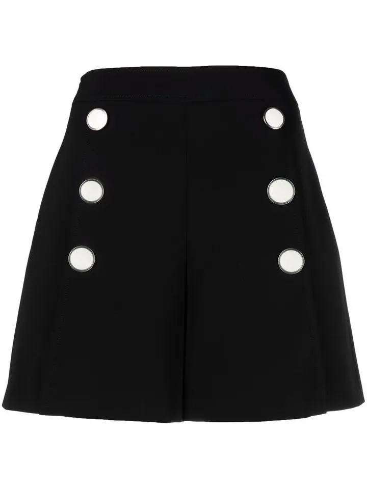 Tailored Double-Button Shorts