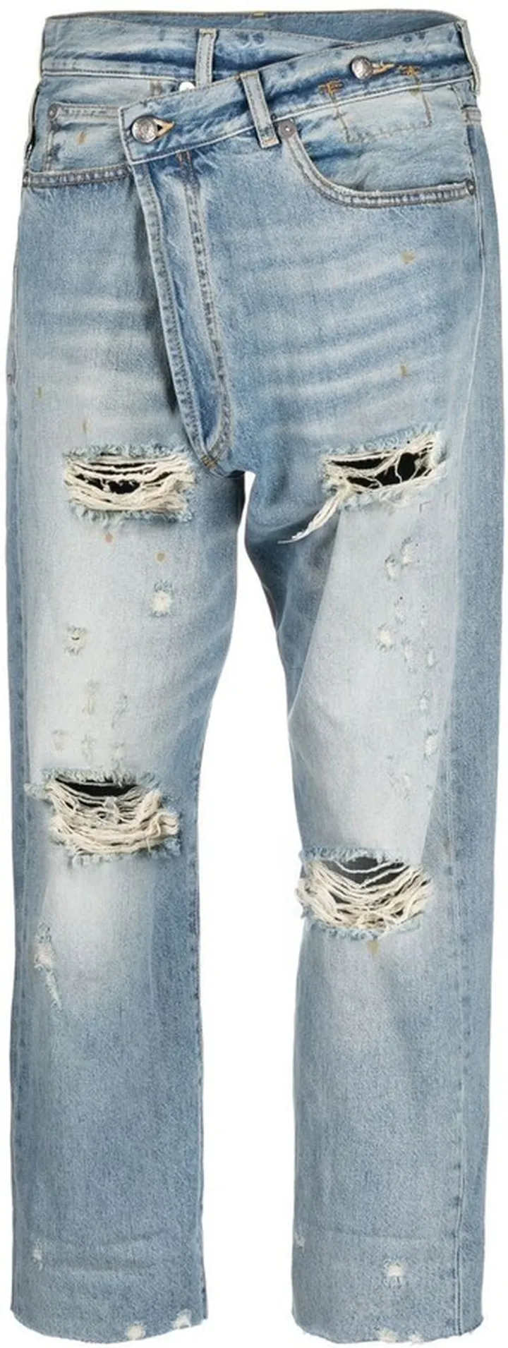 High-Rise Straight-Leg Jeans