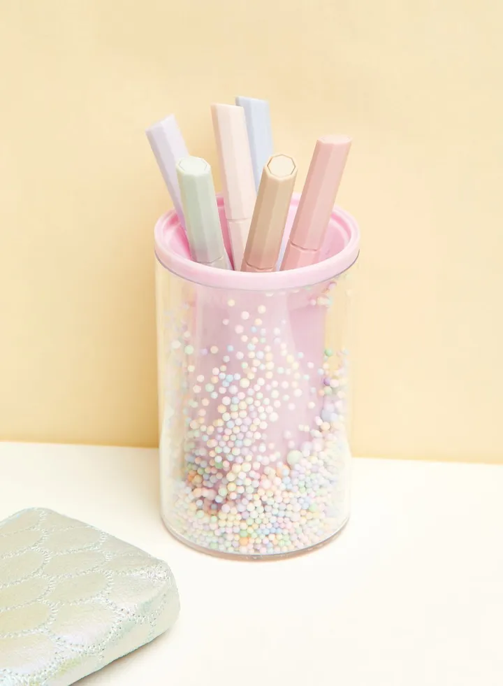Pink Stationery Storage Holder