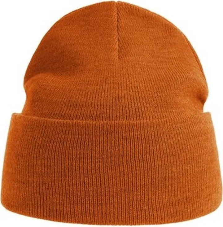 Atlantis Unisex Adult Pure Recycled Beanie - Orange