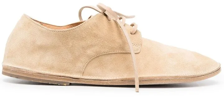 Lace-Up Suede Shoes
