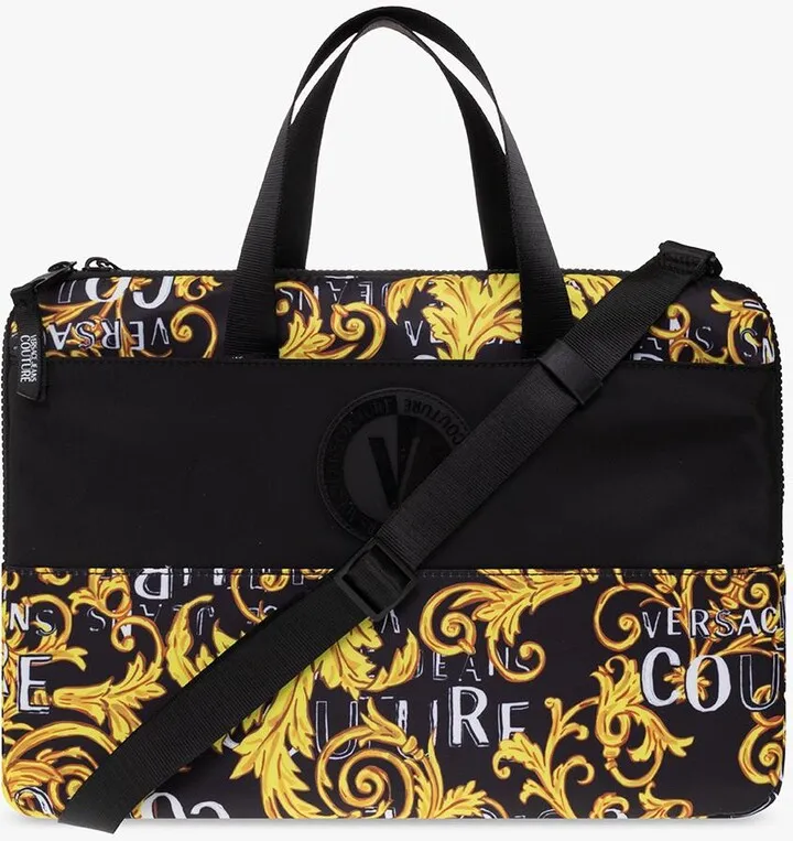 Briefcase With 'logo Couture' Print