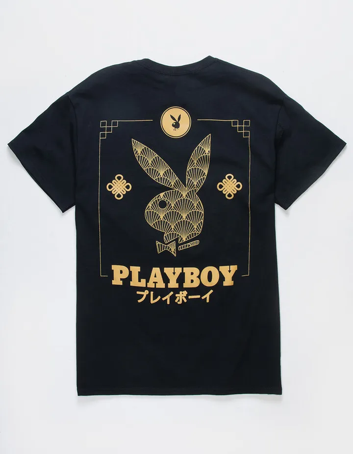 PLAYBOY Printed Bunny Mens Tee