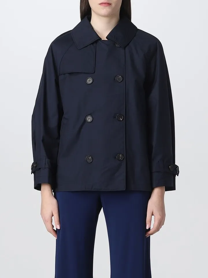 Max Mara The Cube Double Breasted Oversized Trench Coat