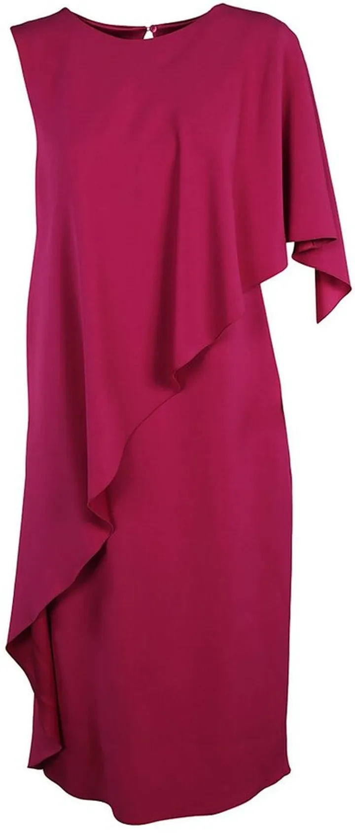 Alberta Ferretti Asymmetric Midi Dress
