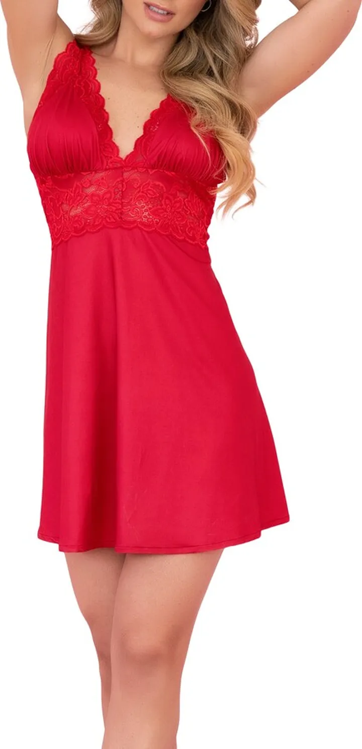 Lace Trim Chemise