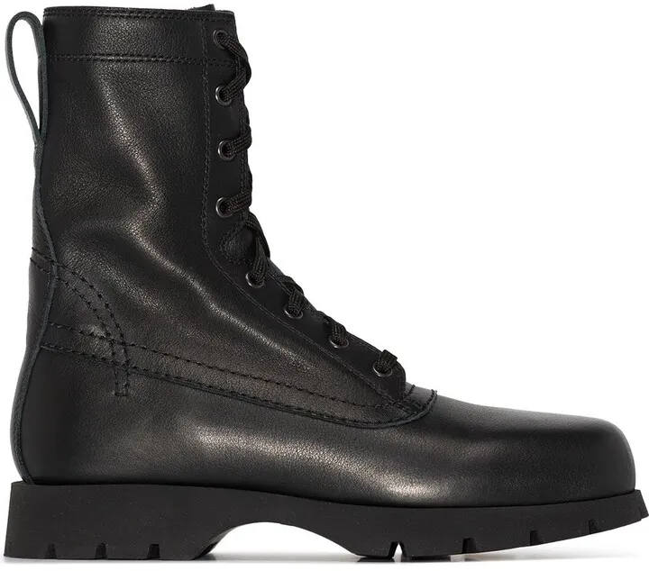 Leather Combat Boots