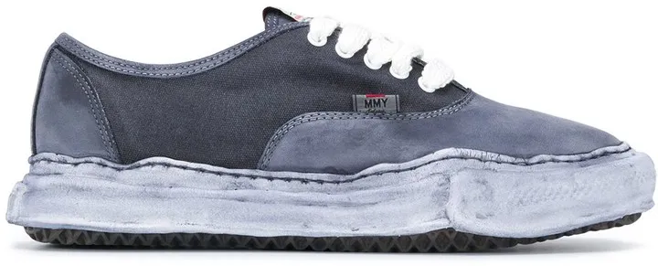 Low Top Distressed Sneakers
