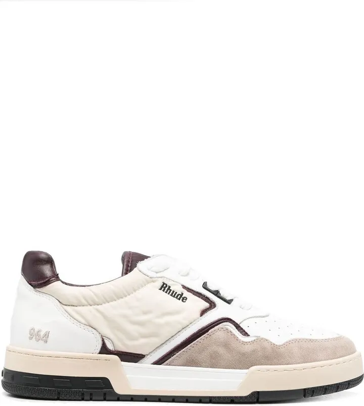 Racing low-top sneakers