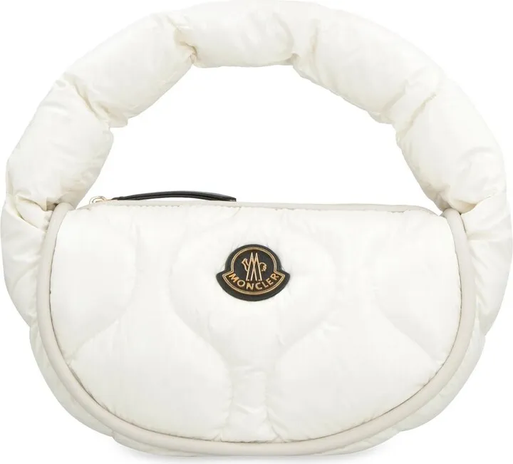 Moncler Logo Patch Zip-Up Tote Bag
