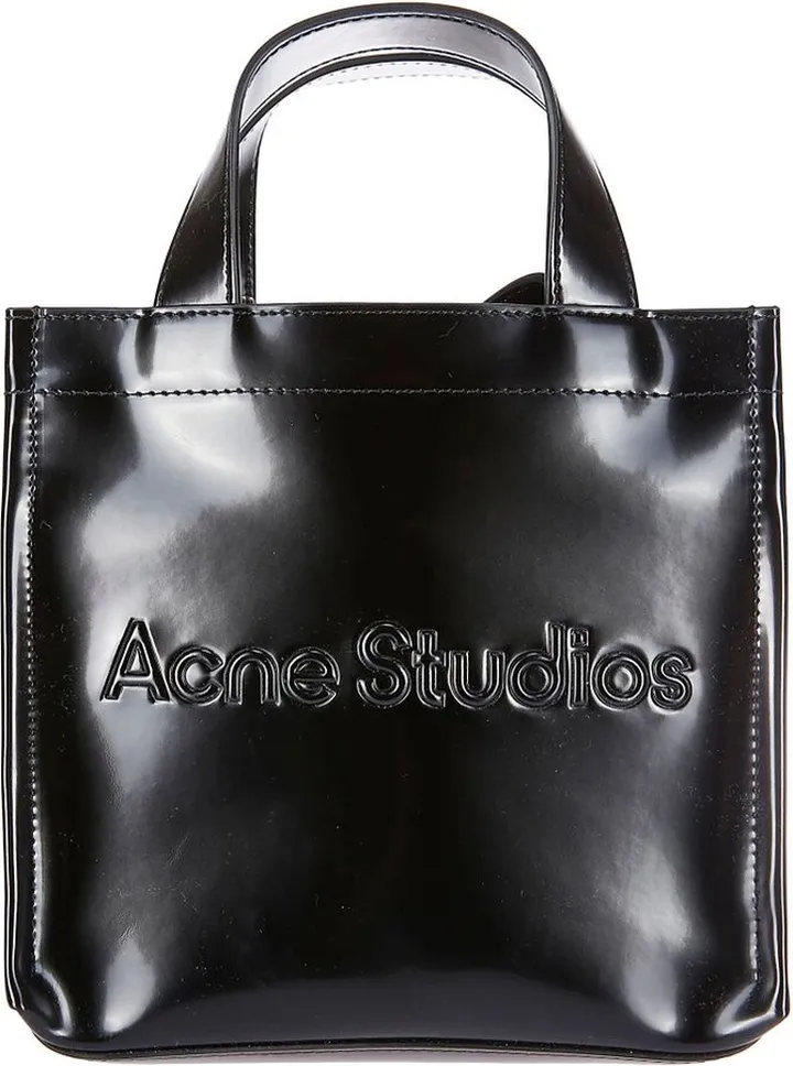 Acne Studios Logo Embossed Mini Tote Bag