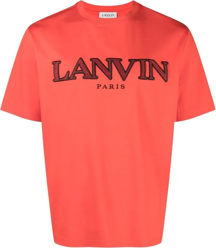 raised-logo cotton T-shirt