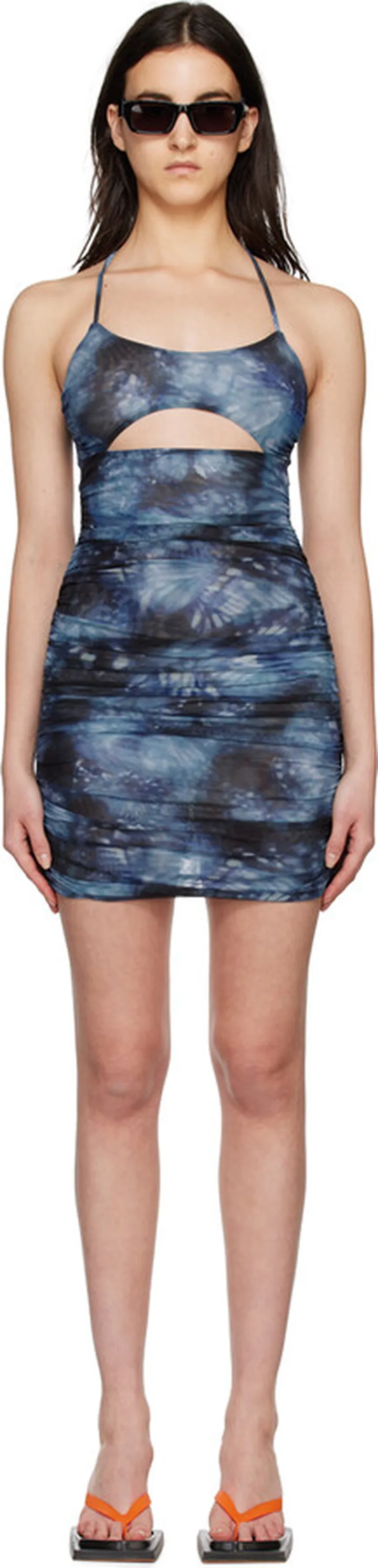 MISBHV Blue Butterfly Minidress