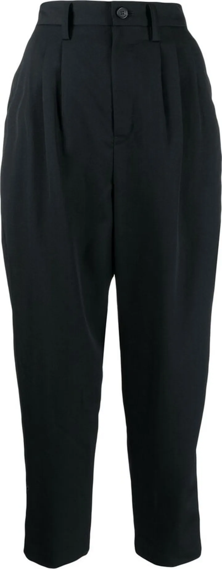 High-Waisted Cropped Trousers