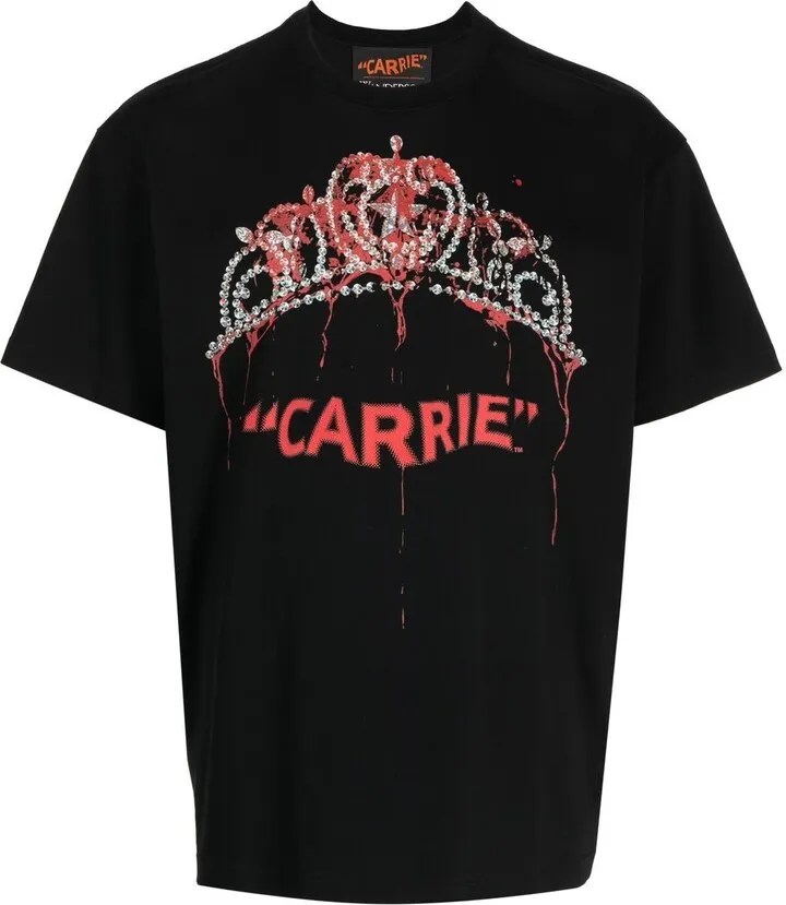 x Carrie Tiara graphic-print T-shirt