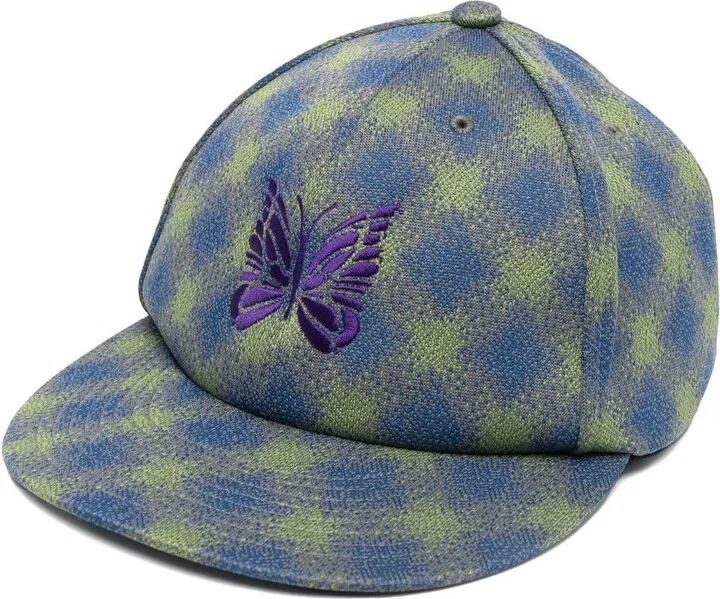 Check-Print Baseball Cap