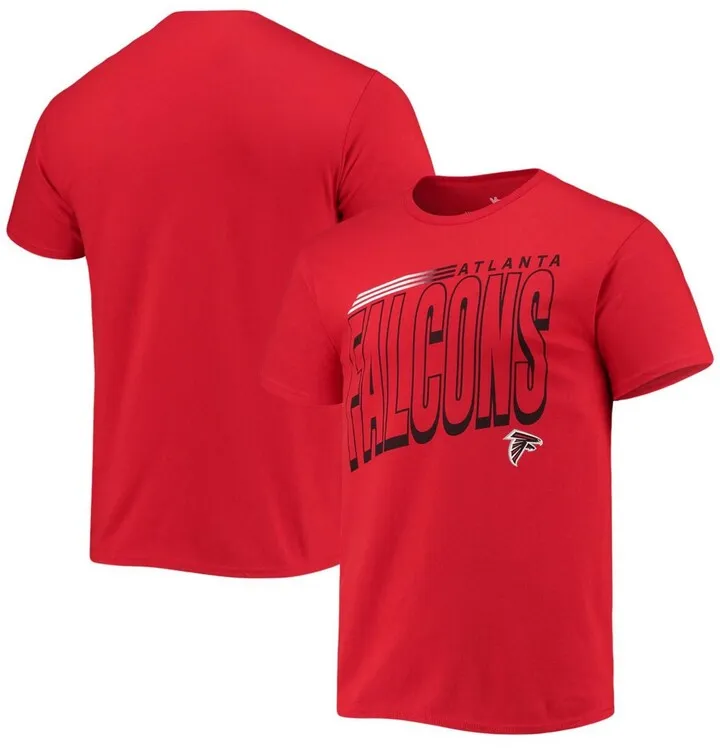 Men's Red Atlanta Falcons Hail Mary T-shirt