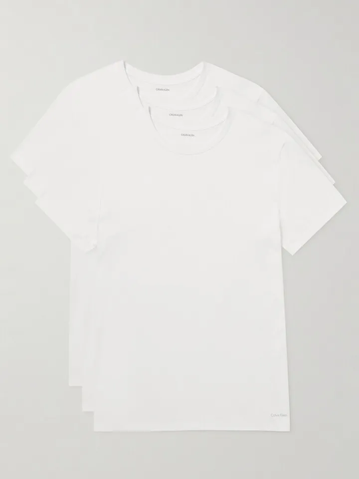 Three-Pack Cotton-Jersey T-Shirts