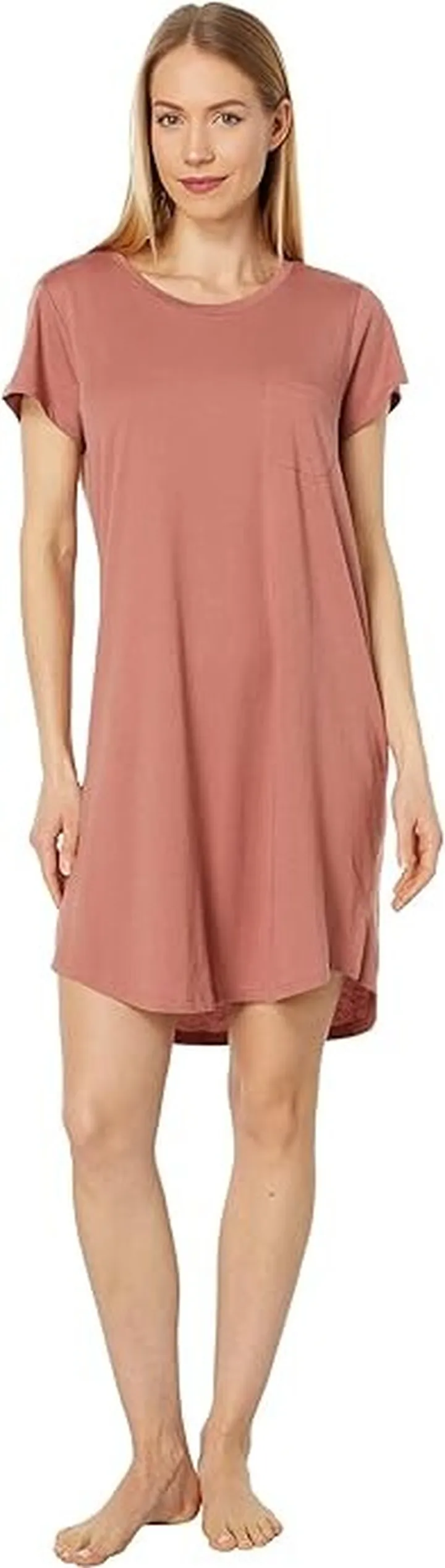 Skin Organic Pima Cotton Carissa Sleepshirt (Clay Pot) Women's Pajama